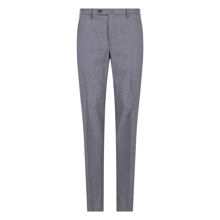 Trousers Blue Virgin Wool - Men