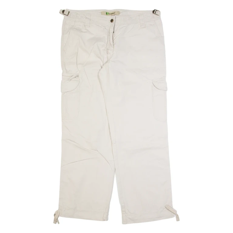 BERGHAUS Cargo Womens Trousers Beige Regular Straight W36 L32