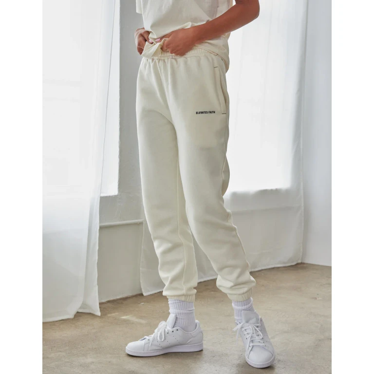 Basics White Sand Unisex Sweatpant