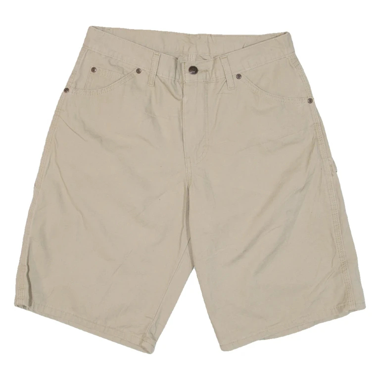 DICKIES Mens Workwear Shorts Beige M W30