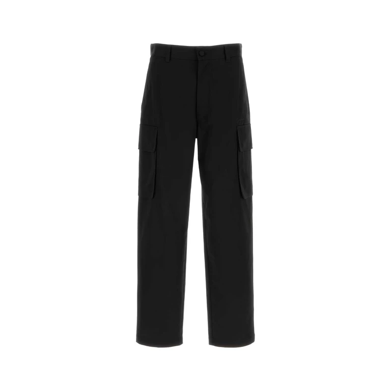 Givenchy Black Cotton Cargo Pant Exterior: Pantaloni - Men