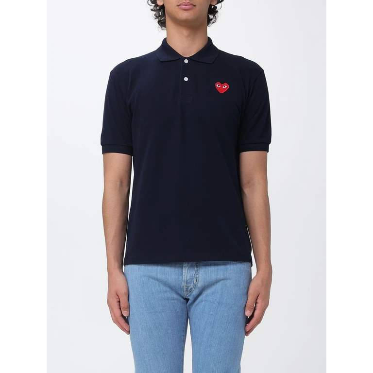 COMME DES GARÇONS Polo Shirt Men color Blue (AXT0062)