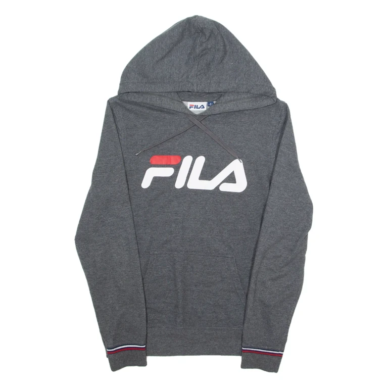 FILA Mens Grey Hoodie S