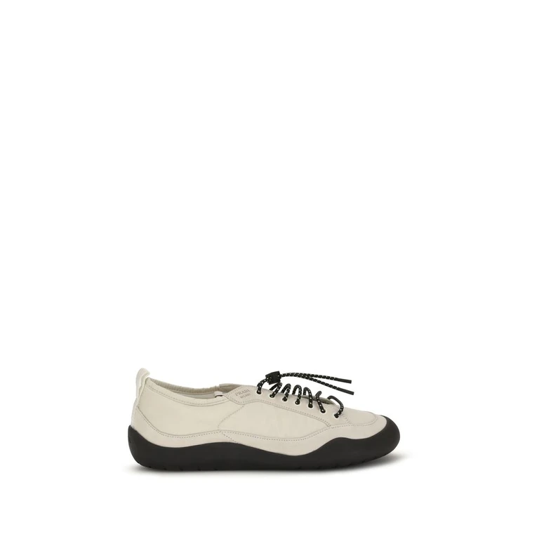 Prada Beige Fabric Athletic Sneakers - Men