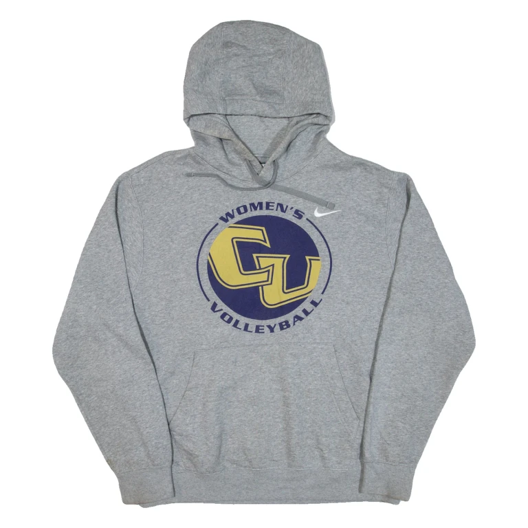 NIKE Womens Volleyball Womens Grey Hoodie USA M