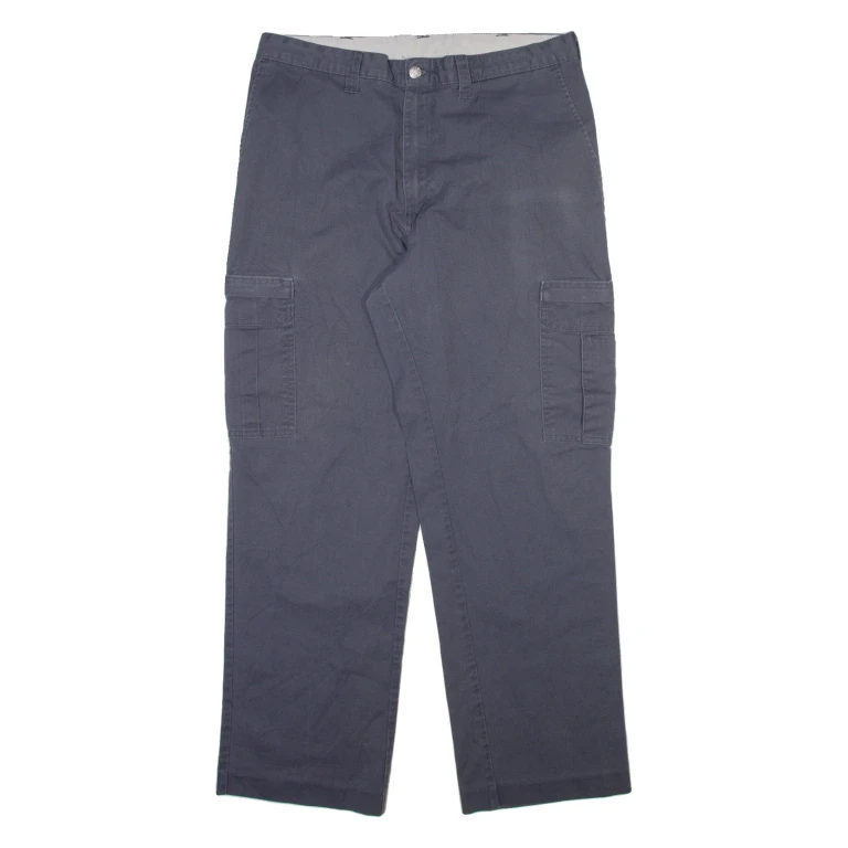 DICKIES Cargo Mens Trousers Grey Regular Straight W36 L32