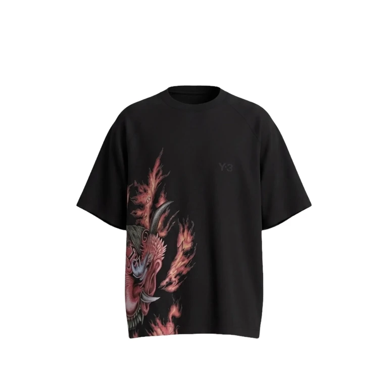 Y-3 X Adidas KQ8592 GFX SS Tee Black