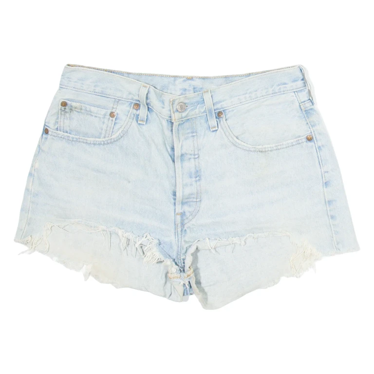 LEVI'S 501 Big E Womens Denim Shorts Blue M W30