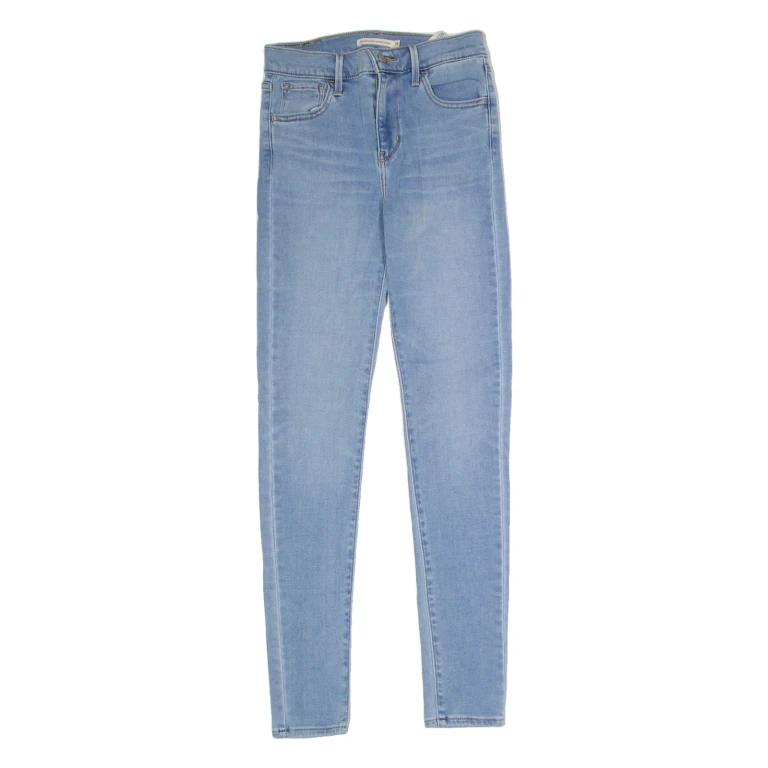 LEVI'S 720 High Rise Super Womens Jeans Blue Regular Skinny W26 L30