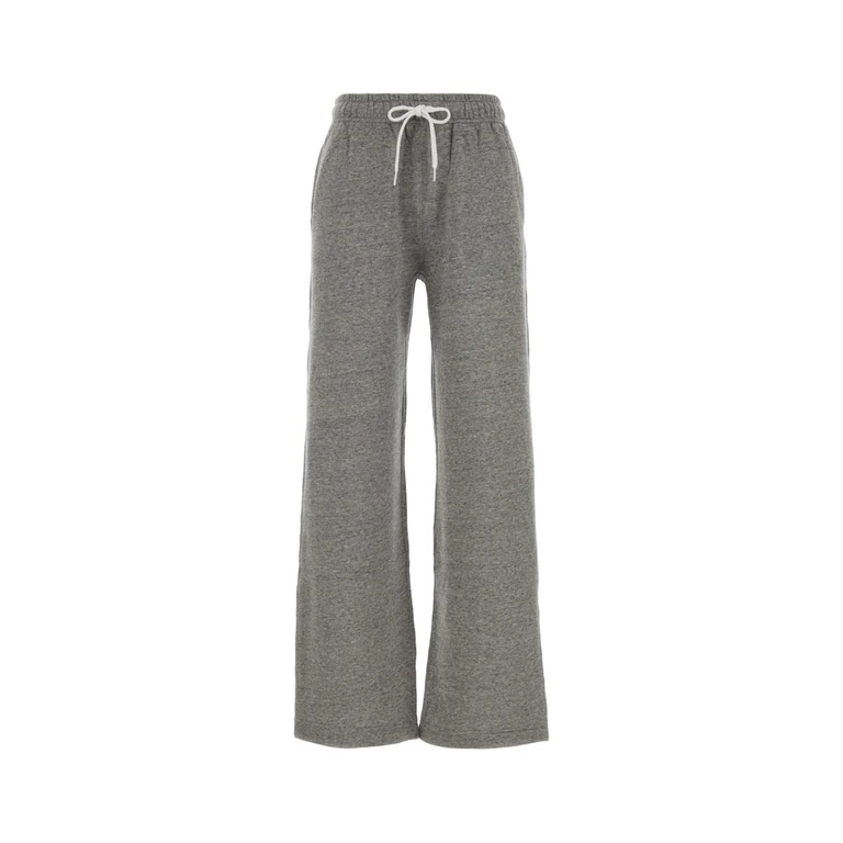 Polo Ralph Lauren Melange Grey Cotton Blend Joggers 004 Exterior: Polyester Pantaloni - Women