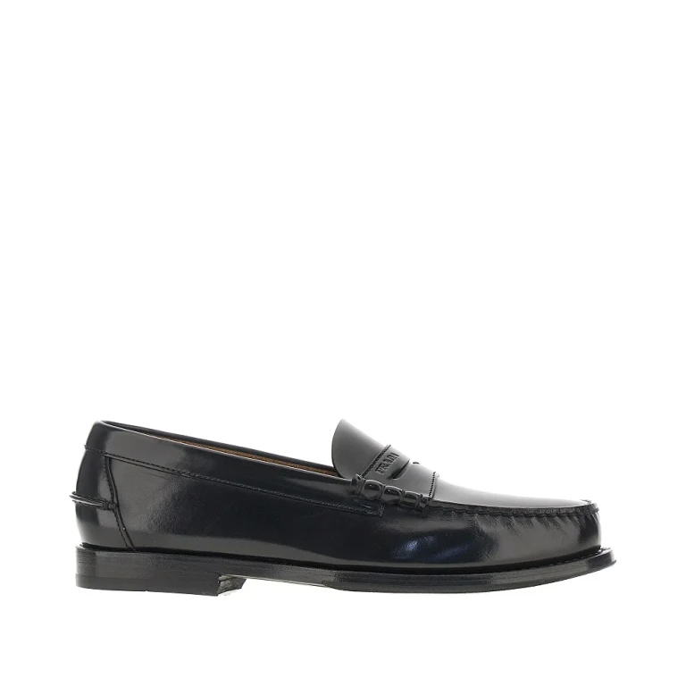 Mocasines Prada de piel Spazzolato para hombre