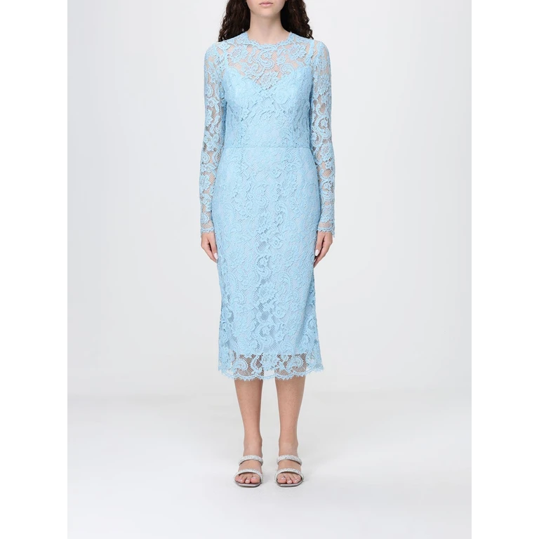 Dress Woman color Gnawed Blue (F6M0DTILMDRB6227)