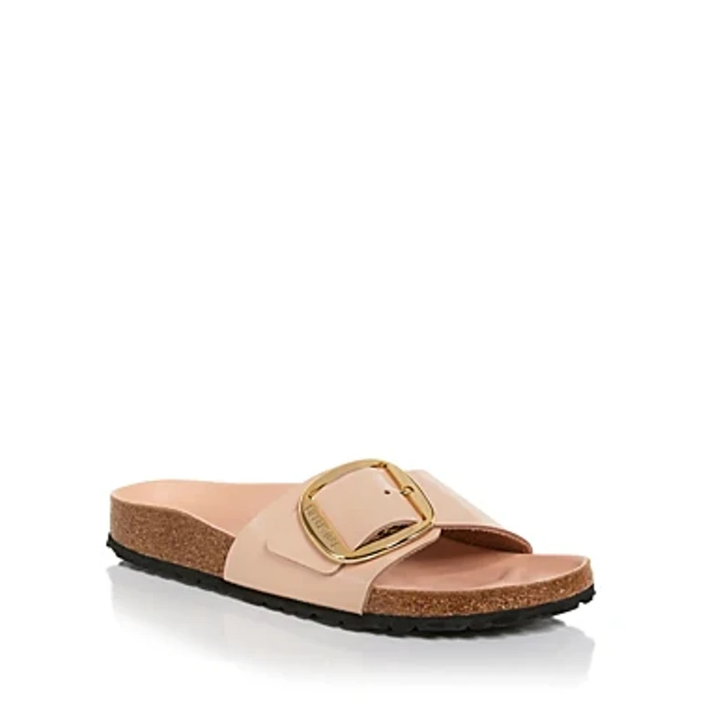 Madrid Big Buckle High Shine Sandals