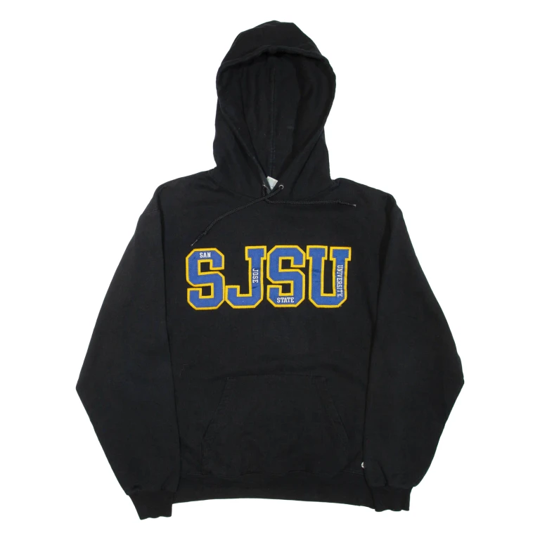 CHAMPION San Jose State University Mens Black Hoodie USA M