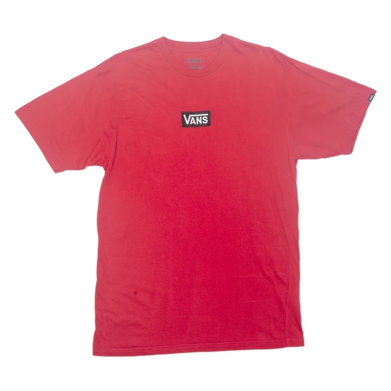 VANS Classic Fit Mens T-Shirt Red M (EE1-041124-5261)