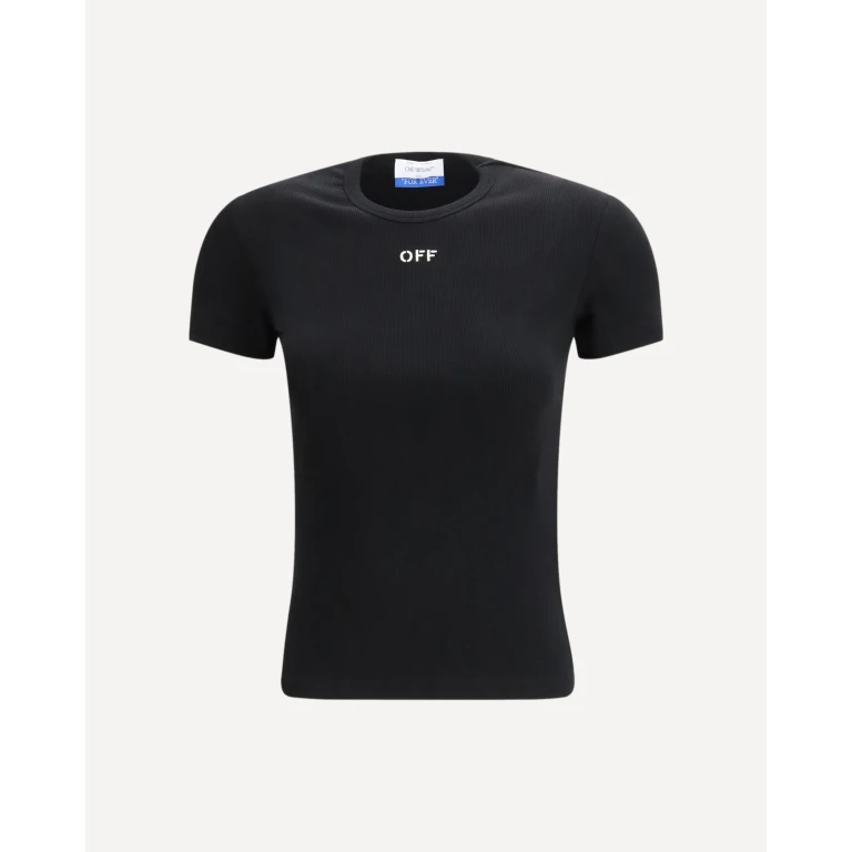 OFF-WHITE Off Stamp Rib Basic T-shirt Female 40