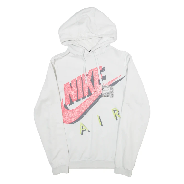 NIKE Womens White Hoodie XS