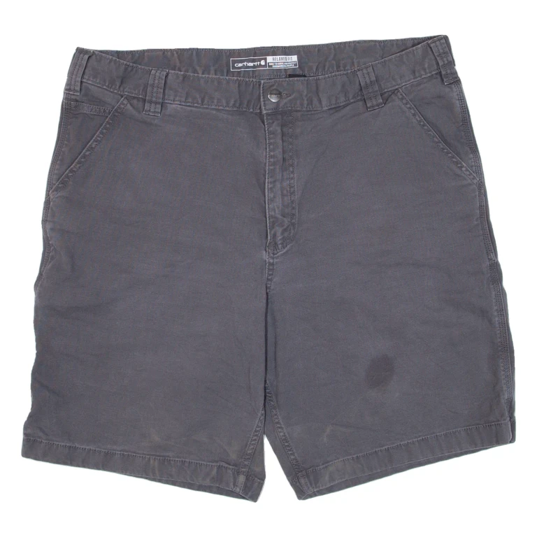CARHARTT Mens Workwear Shorts Grey Relaxed XL W40