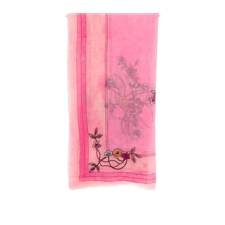 Faliero Sarti Écharpe - Rose (E261015CHANTAL1820)