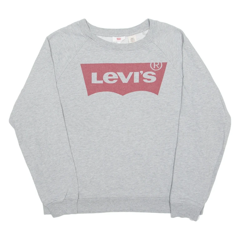 LEVI'S Womens Sweatshirt Grey S (NN3-021024-5051)