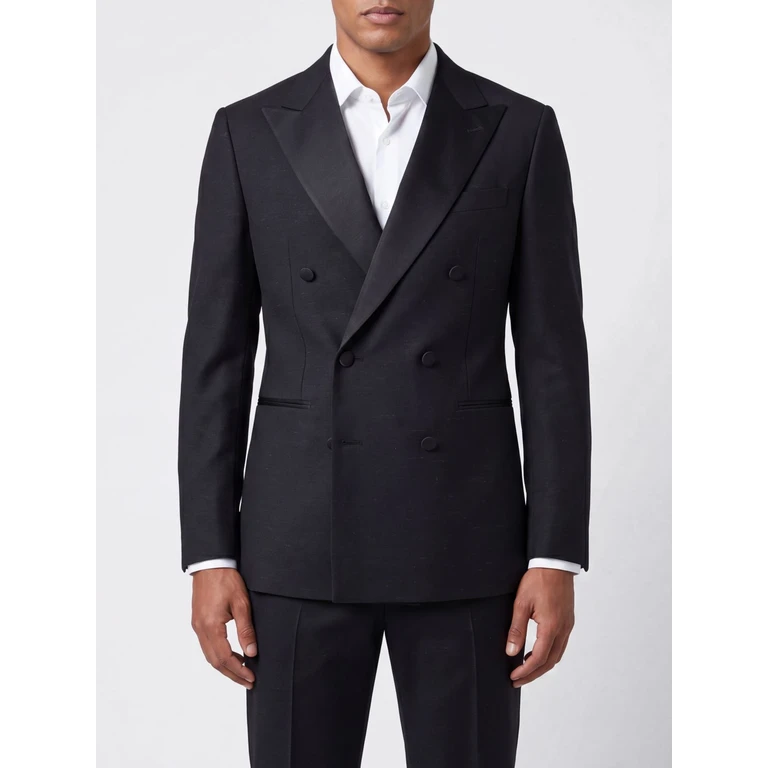 Silk-Blend Tuxedo Jacket with Peak Lapels (1FBR1IA920001N1195)