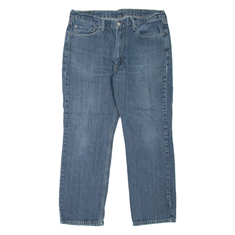 LEVI'S 514 Jeans Mens Blue Slim Straight Stone Wash W38 L30