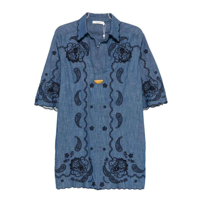 Robe Courte - Bleu (8359DSS261RWBLU)