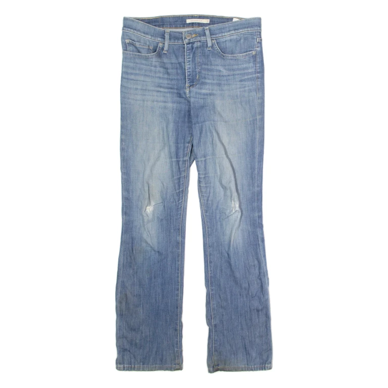 LEVI'S 312 Shaping Womens Jeans Blue Slim Straight Stone Wash W30 L30