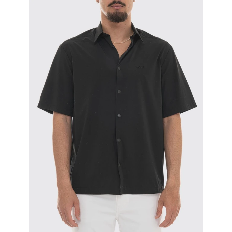 Jersey Bowling Shirt with Dropped Shoulders (50559576001)
