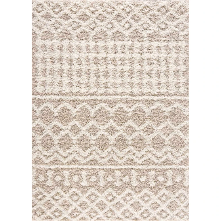 Prompton Cream Plush Area Rug