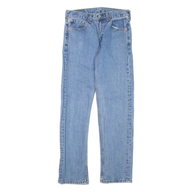 LEVI'S 505 Jeans Womens Blue Regular Straight W30 L32