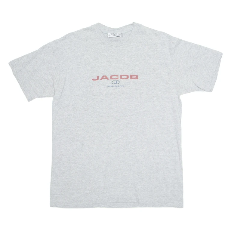 JACOB Mens T-Shirt Grey M