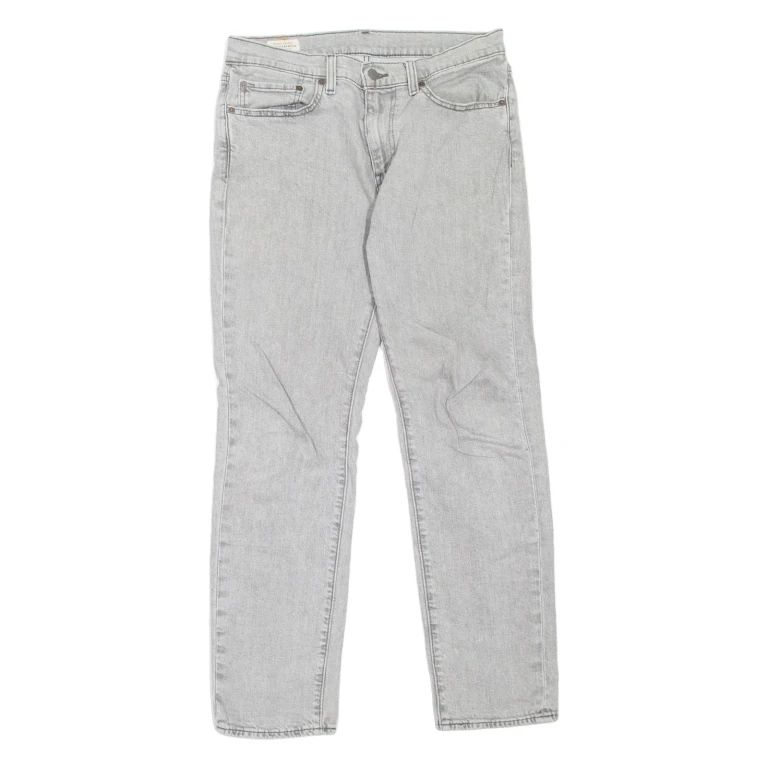 LEVI'S 511 BIG E Jeans Mens Grey Slim Straight W31 L30