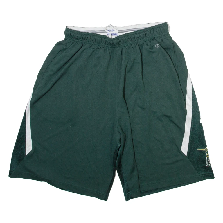 CHAMPION Mens Casual Shorts Green Relaxed XL W28