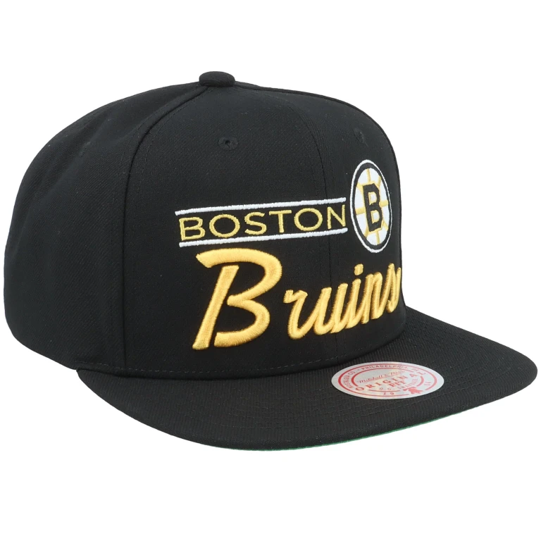 Men's NHL Retro Lock Up Snapback Bruins Snapback Caps