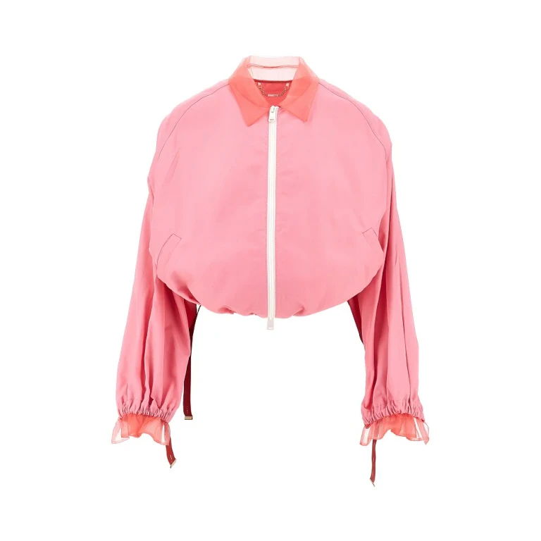 FENDI Technical viscose blouson jacket Woman 40