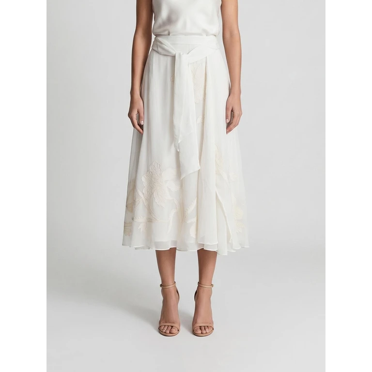 Skirt Woman color Ivory (14522MYSKIRT0047)