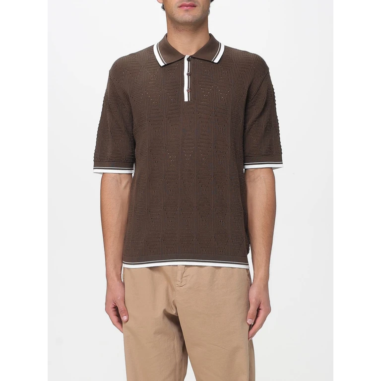 Polo Shirt Men color Brown (S6LAMAKP009920)