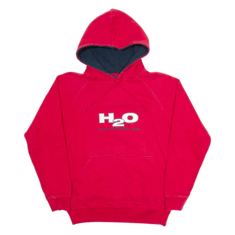 H2O Mens Red Hoodie S
