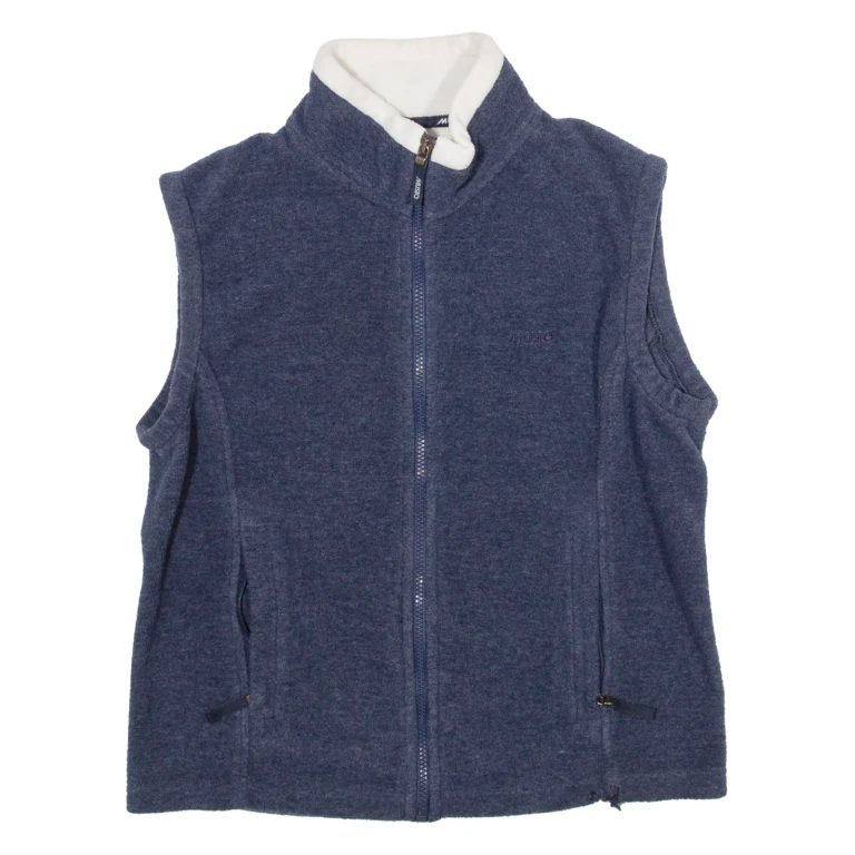 MUSTO Womens Fleece Gilet Blue UK 10