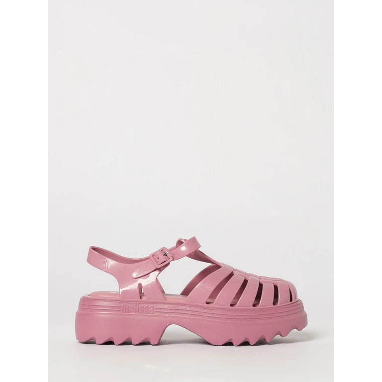 Possession II Platform PVC Sandals with Medium Heel (35818BK007LILAC)