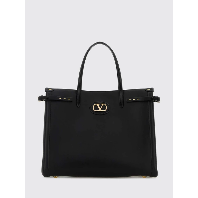 Antibes Leather Handbag with VLogo Signature and Double Handle (8W2B0R19YYQ0NO)