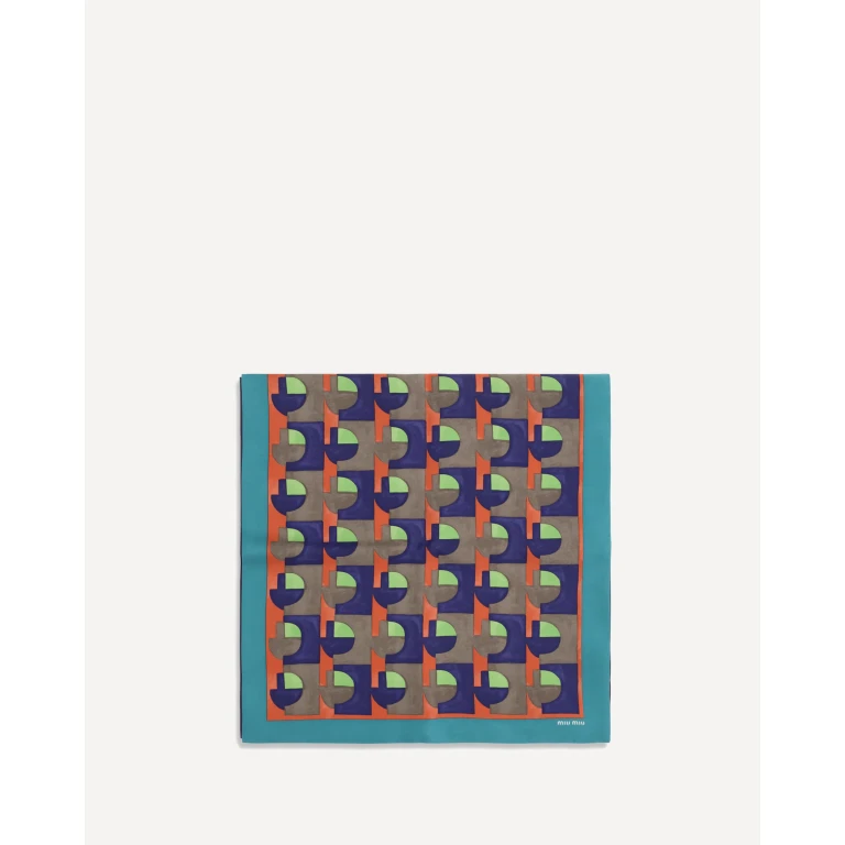 Geometric print Scarf Female UNI