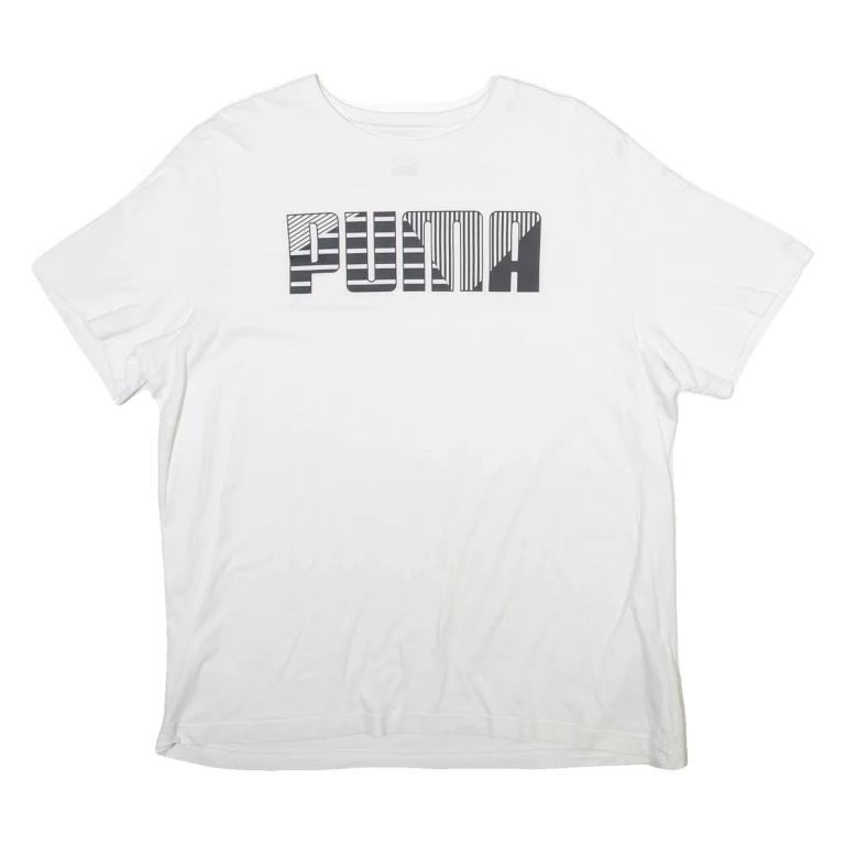PUMA Mens T-Shirt White XL