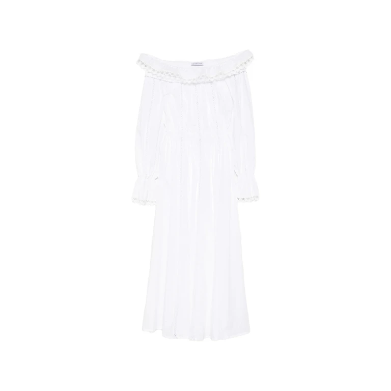 Les Filles D'eva Lace-trim Maxi Dress