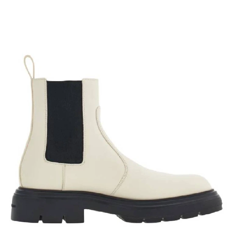 Ferragamo Dollie Leather Chelsea Boots