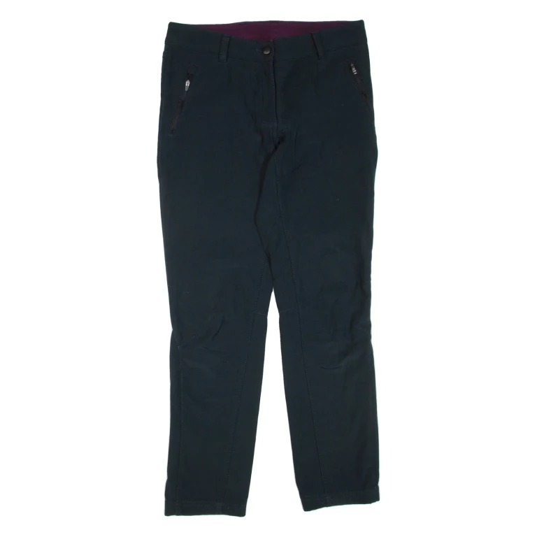 CRANE Womens Trousers Black Regular Tapered W32 L32