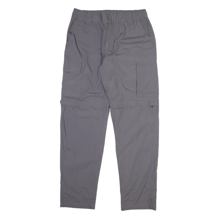 KILIMANJARO Detachable Legs Mens Trousers Grey Regular Tapered W30 L31
