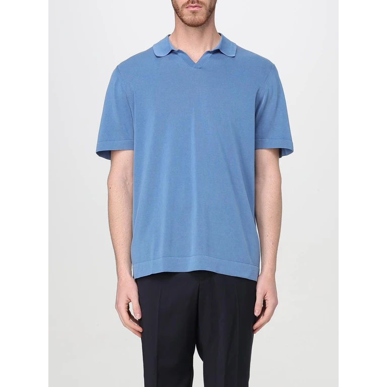 DRUMOHR Polo Shirt Men color Gnawed Blue (D0GF146N770)