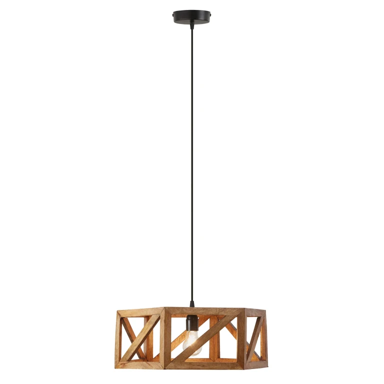Hanging Pendant Lighting - Brown & Black